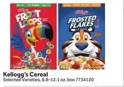 Stop&Shop Kellogg's Cereal offer