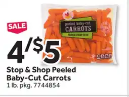 Stop&Shop Stop & Shop Peeled Baby-Cut Carrots offer