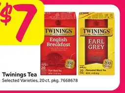 Stop&Shop Twinings Tea offer