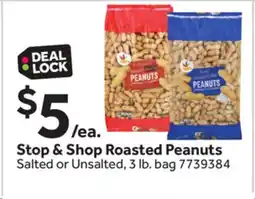 Stop&Shop Stop & Shop Roasted Peanuts offer
