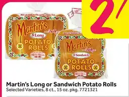 Stop&Shop Martin's Long or Sandwich Potato Rolls offer