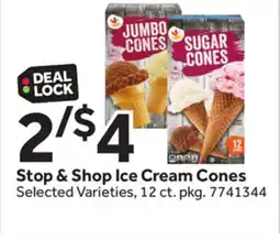 Stop&Shop Stop & Shop Ice Cream Cones offer