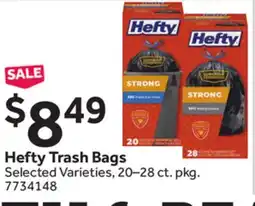 Stop&Shop Hefty Trash Bags offer