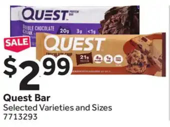 Stop&Shop Quest Bar offer