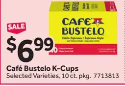 Stop&Shop Café Bustelo K-Cups offer