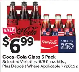 Stop&Shop Coca-Cola Glass offer