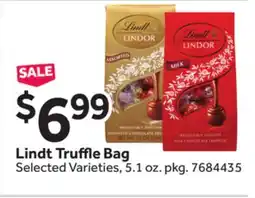 Stop&Shop Lindt Truffle Bag offer
