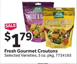Stop&Shop Fresh Gourmet Croutons offer