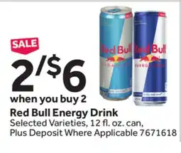 Stop&Shop Red Bull Energy Drink offer