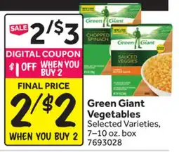 Stop&Shop Green Giant Vegetables offer