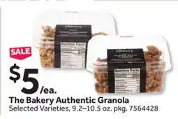 Stop&Shop The Bakery Authentic Granola offer