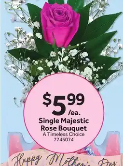 Stop&Shop Single Majestic Rose Bouquet offer