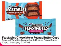 Stop&Shop Feastables Chocolate or Peanut Butter Cups offer