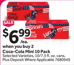 Stop&Shop Coca-Cola Mini offer