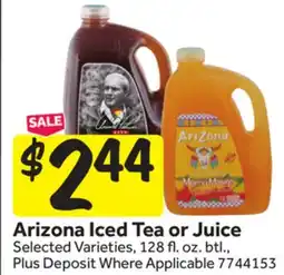 Stop&Shop Arizona Iced Tea or Juice offer