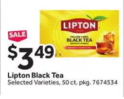 Stop&Shop Lipton Black Tea offer