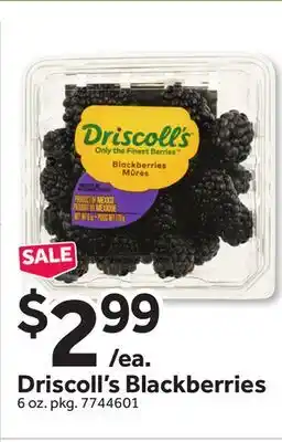 Stop&Shop Driscoll's Blackberries offer