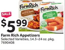 Stop&Shop Farm Rich Appetizers offer