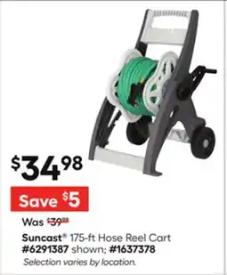 Lowe's 175-ft Hose Reel Cart offer