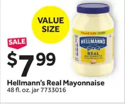 Stop&Shop Hellmann's Real Mayonnaise offer