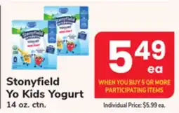 ACME Stonyfield Yo Kids Yogurt offer