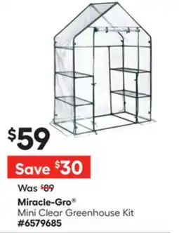 Lowe's Mini Clear Greenhouse Kit offer