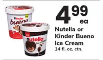 ACME Nutella or Kinder Bueno Ice Cream offer