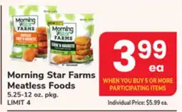 ACME Morning Star Farms Meatless Foods offer