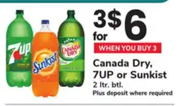 ACME Canada Dry, 7UP or Sunkist offer