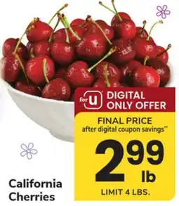ACME California Cherries offer