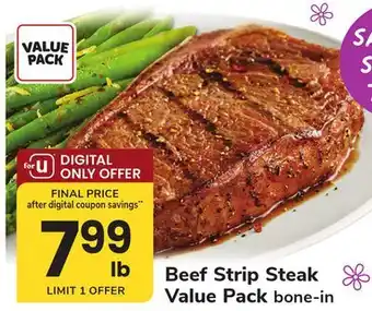 ACME Beef Strip Steak Value Pack offer