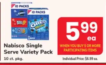 ACME Nabisco Single Serve Variety Pack offer