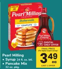 ACME Pearl Milling Syrup 24 fl. oz. btl., Pancake Mix 32 oz. pkg offer