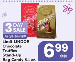 ACME Lindt LINDOR Chocolate Truffles Stand-Up Bag Candy offer