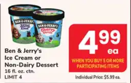 ACME Ben & Jerry's Ice Cream or Non-Dairy Dessert offer