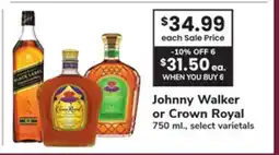 ACME Johnny Walker or Crown Royal offer