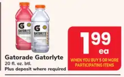 ACME Gatorade Gatorlyte offer