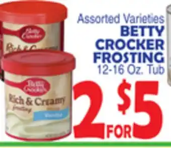 Bravo Supermarkets BETTY CROCKER FROSTING offer