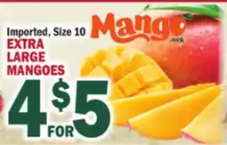 Bravo Supermarkets EXTRA LARGE MANGOES offer