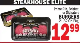 Bravo Supermarkets BURGERS offer