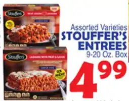 Bravo Supermarkets STOUFFER'S ENTREES offer