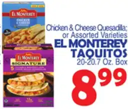 Bravo Supermarkets EL MONTEREY TAQUITOS offer