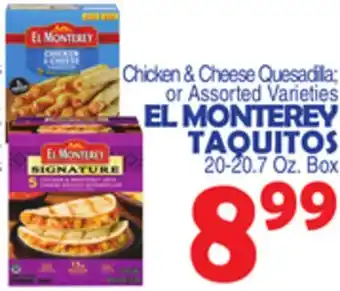 Bravo Supermarkets EL MONTEREY TAQUITOS offer