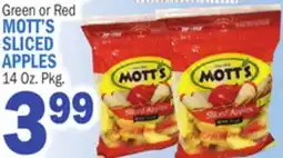 Bravo Supermarkets MOTT'S SLICED APPLES offer