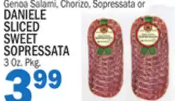 Bravo Supermarkets DANIELE SLICED SWEET SOPRESSATA offer