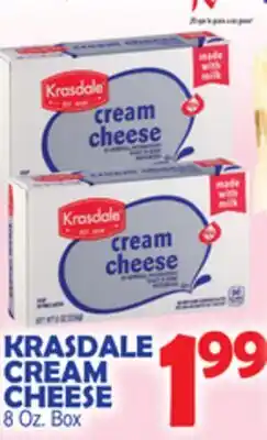 Bravo Supermarkets KRASDALE CREAM CHEESE offer