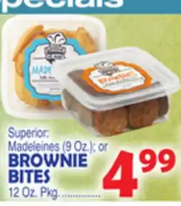Bravo Supermarkets BROWNIE BITES 12 Oz. Pkg offer