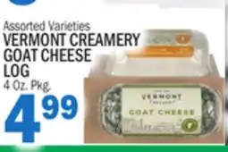 Bravo Supermarkets VERMONT CREAMERY GOAT CHEESE LOG offer