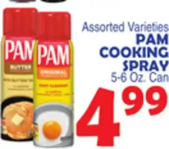 Bravo Supermarkets PAM COOKING SPRAY offer