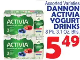Bravo Supermarkets DANNON ACTIVIA YOGURT DRINKS offer